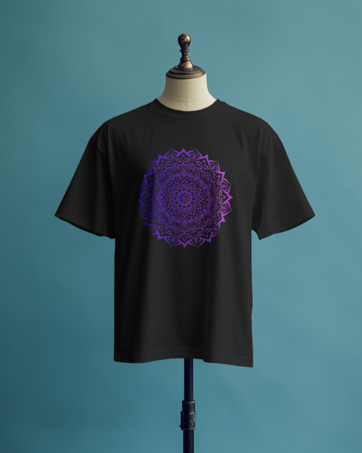 Abstract Mandala T-Shirt - Image 3