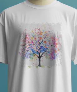 Colorful Seasons Tree T-Shirt