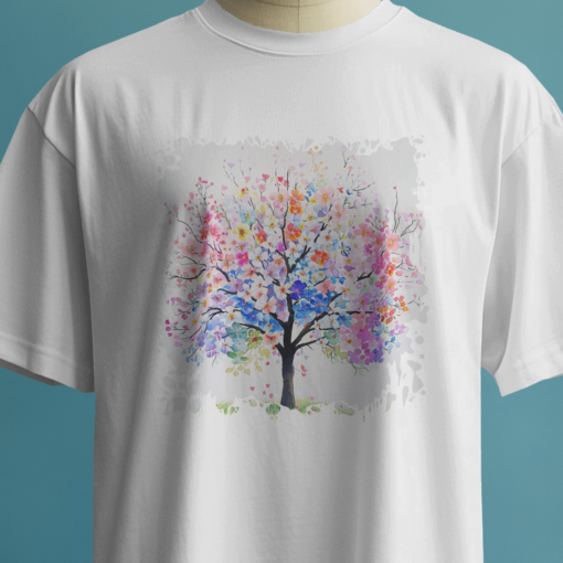 Colorful Seasons Tree T-Shirt