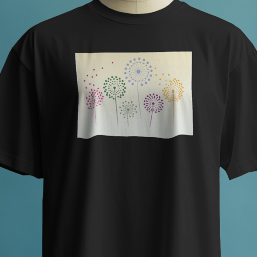 Vibrant 6 Dandelions T-Shirt